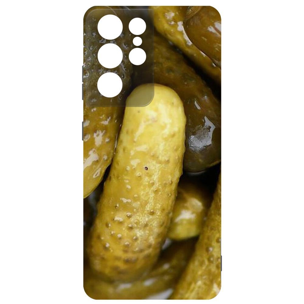 

Чехол-накладка Krutoff Soft Case Огурчики для Samsung Galaxy S21 Ultra (G998)