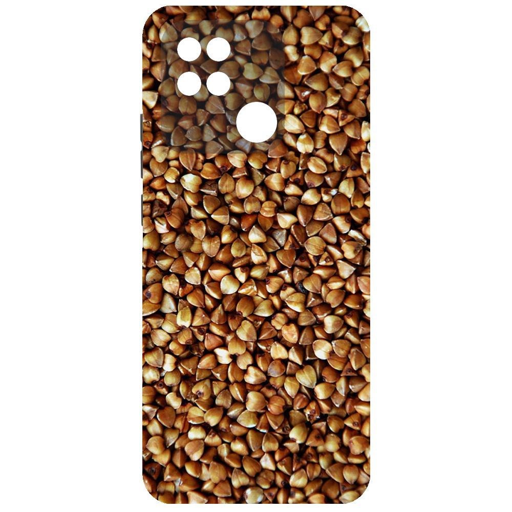 

Чехол-накладка Krutoff Soft Case Гречка для Xiaomi Redmi 10A, Черный