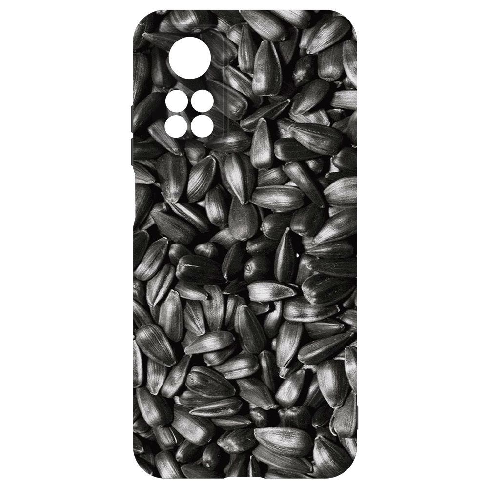 

Чехол-накладка Krutoff Soft Case Семечки для Xiaomi Mi 10T, Черный