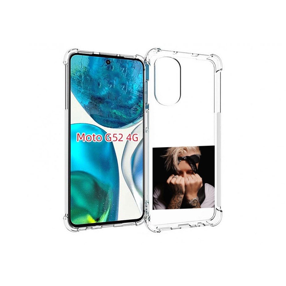 

Чехол MyPads 58 Егор Крид для Motorola Moto G82 / Moto G52, Прозрачный, Tocco