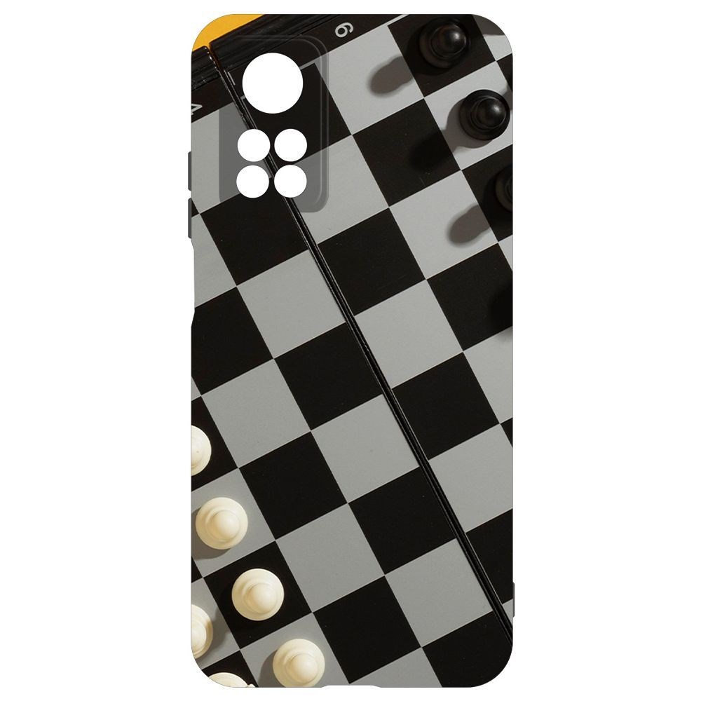 

Чехол-накладка Krutoff Soft Case Шахматы для Xiaomi Mi 10T Pro, Черный