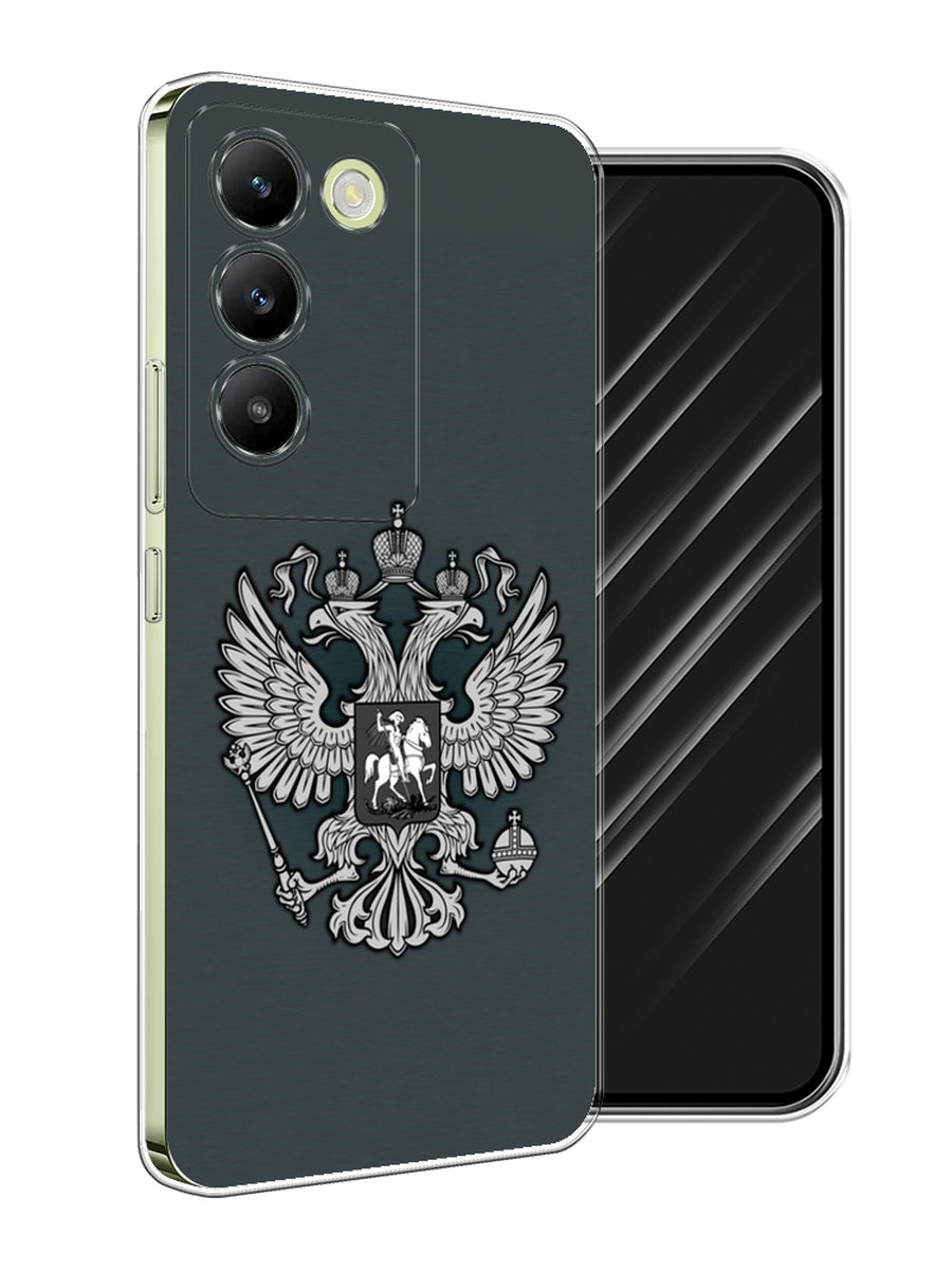 

Чехол Awog на Vivo V30 Lite 4G/Y100 4G/T3 5G/V30 SE 5G "Герб России серый", 2611150-1