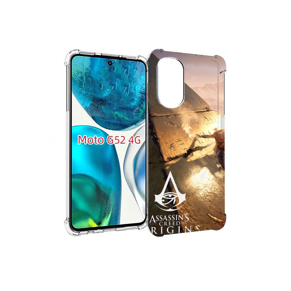 

Чехол MyPads Assassin's Creed Origins для Motorola Moto G82 / Moto G52, Прозрачный, Tocco