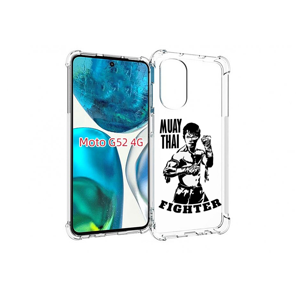 

Чехол MyPads Единоборства муайтай для Motorola Moto G82 / Moto G52, Прозрачный, Tocco