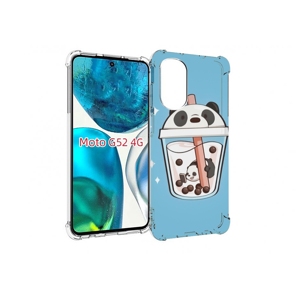 

Чехол MyPads Bubble tea для Motorola Moto G82 / Moto G52, Прозрачный, Tocco