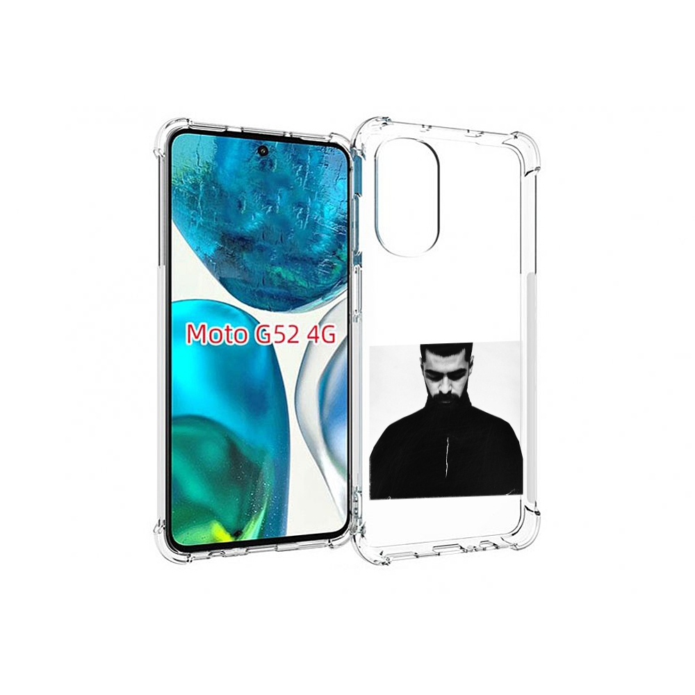 

Чехол MyPads Buster Keaton Miyagi мужской для Motorola Moto G82 / Moto G52, Прозрачный, Tocco