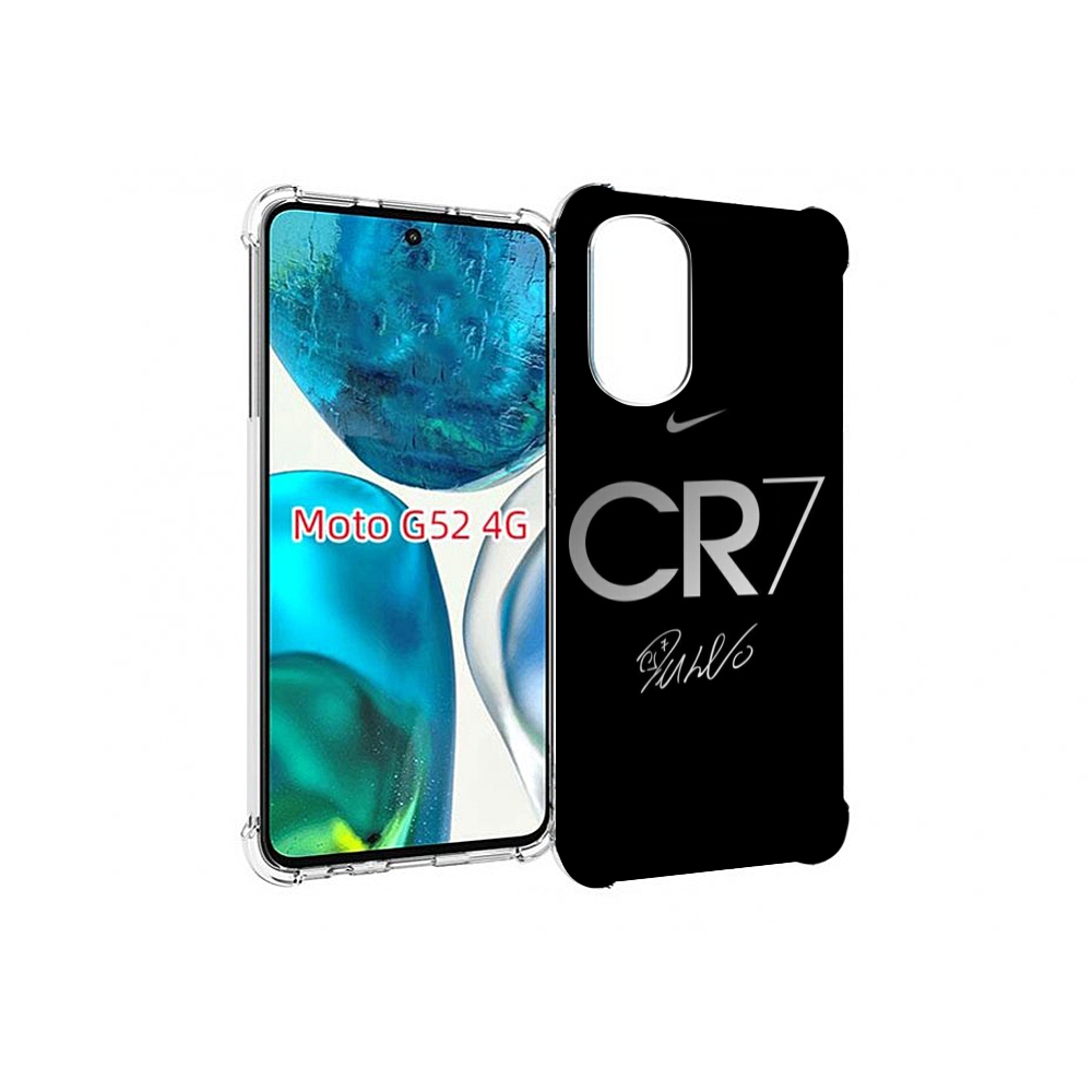 

Чехол MyPads CR7 для Motorola Moto G82 / Moto G52, Прозрачный, Tocco