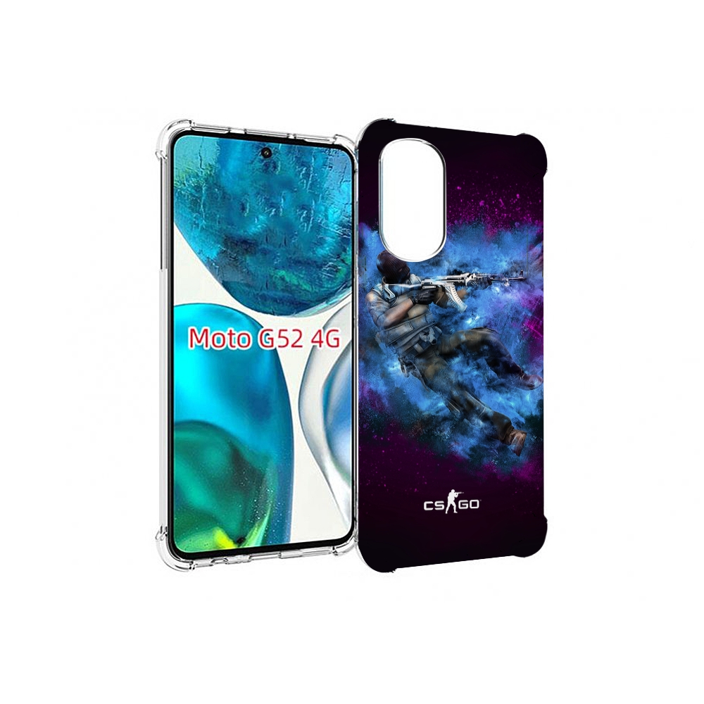 

Чехол MyPads CS-go-террорист для Motorola Moto G82 / Moto G52, Прозрачный, Tocco