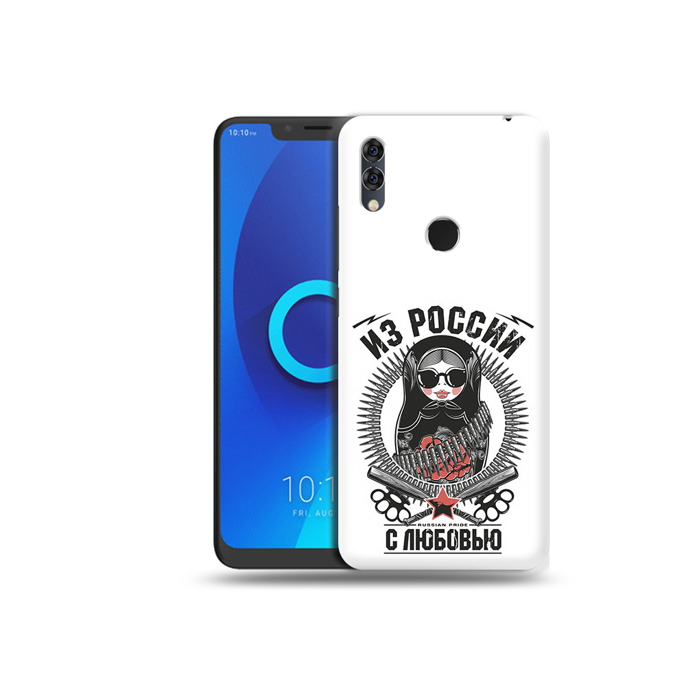 

Чехол MyPads Tocco для Alcatel 5V Из России с любовью, Прозрачный, Tocco