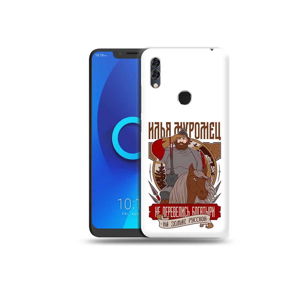 

Чехол MyPads Tocco для Alcatel 5V Илья Муромец, Прозрачный, Tocco