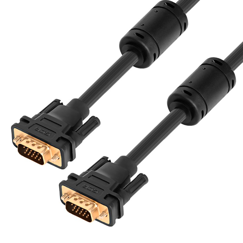 

Кабель Greenconnect VGA - VGA вилка-вилка 20м (GCR-VM2VM2) черный