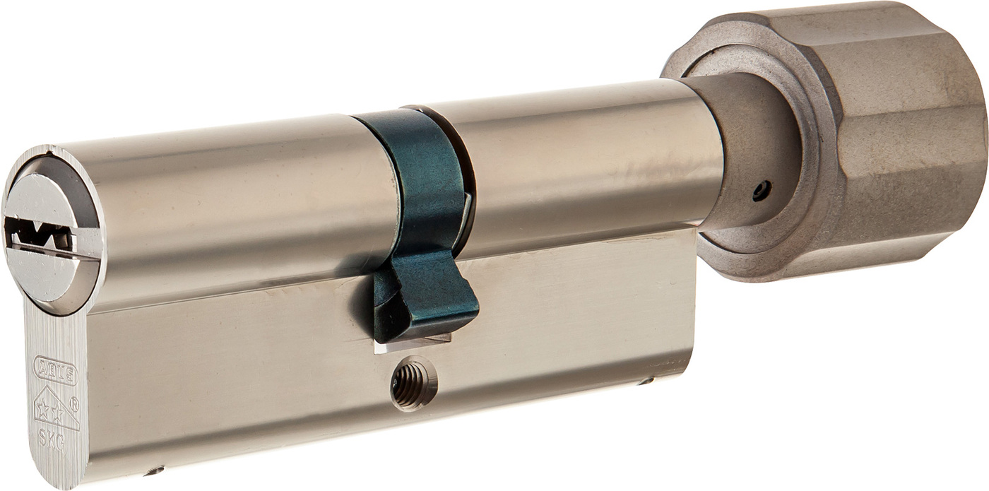 

Европрофильный цилиндр ABUS X12R430 ключ/вертушка 40-40 (80 мм) NI, Серебристый, X12R