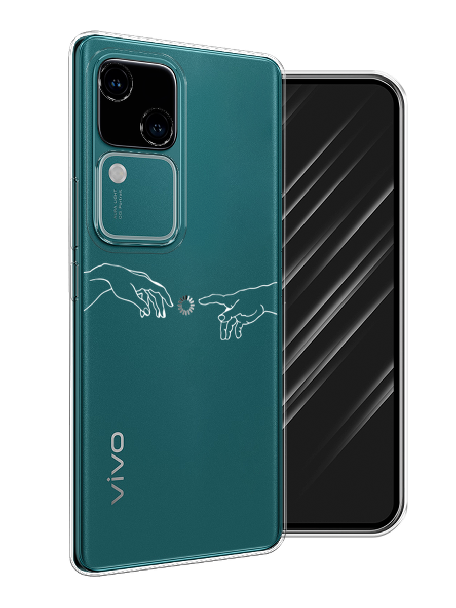 

Чехол Awog на Vivo V30/S18 "Загрузка творения", Белый;серый;прозрачный, 2610150-1