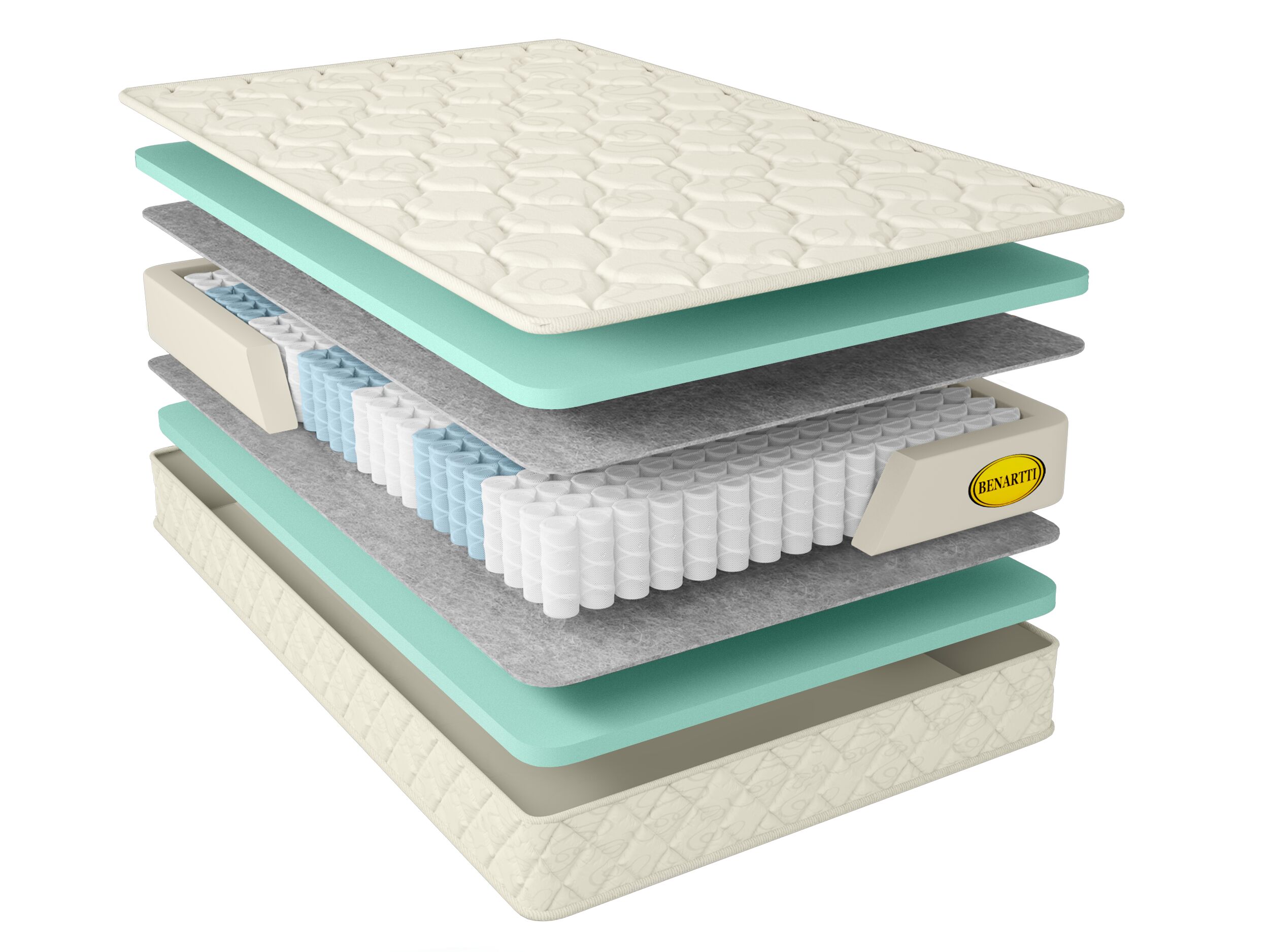 

Матрас Benartti Classic S1000 110х200, Белый, Classic S1000