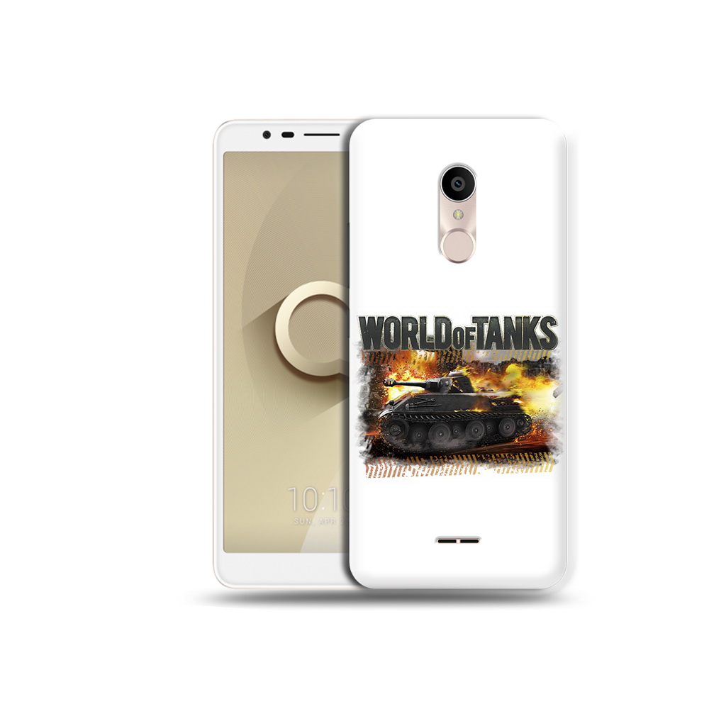 

Чехол MyPads Tocco для Alcatel 3C 5026D Мир танков-2, Прозрачный, Tocco