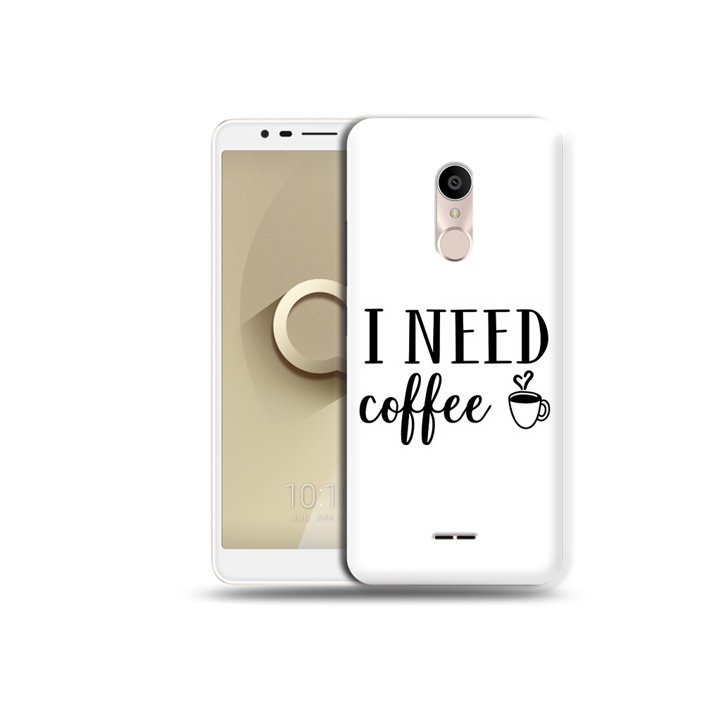 

Чехол MyPads Tocco для Alcatel 3C 5026D Мне нужен кофе, Прозрачный, Tocco