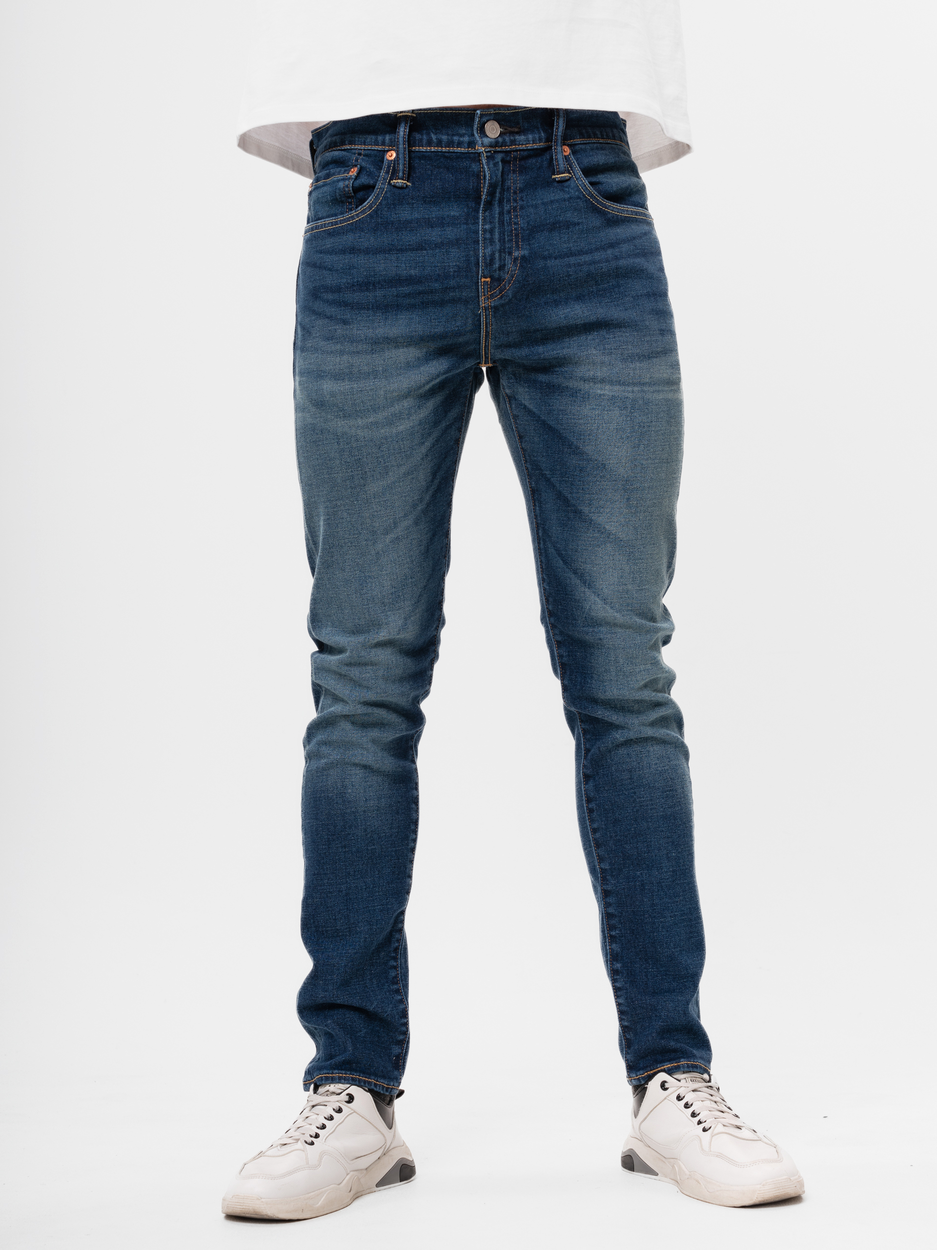 

Джинсы мужские Levi's Men 512 Slim Taper Fit Jeans синие 32/30, Синий, Men 512 Slim Taper Fit Jeans