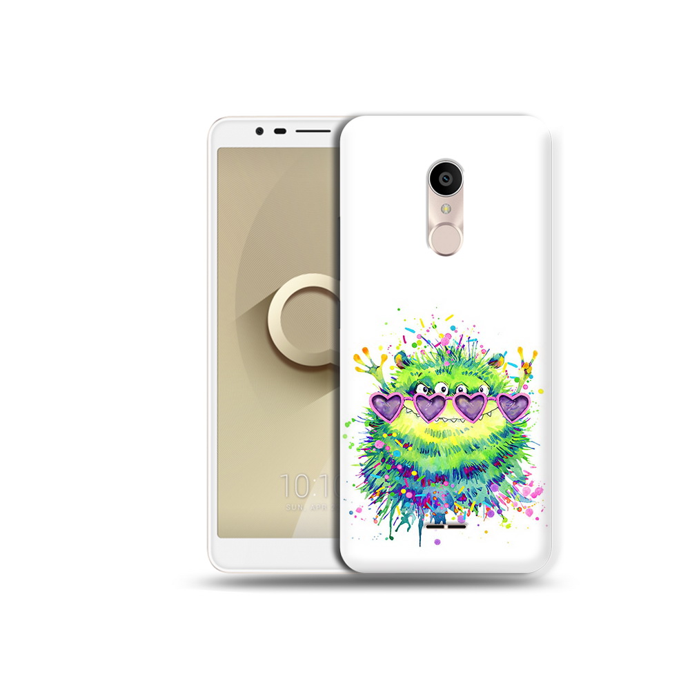 

Чехол MyPads Tocco для Alcatel 3C 5026D Пушистый персонаж, Прозрачный, Tocco