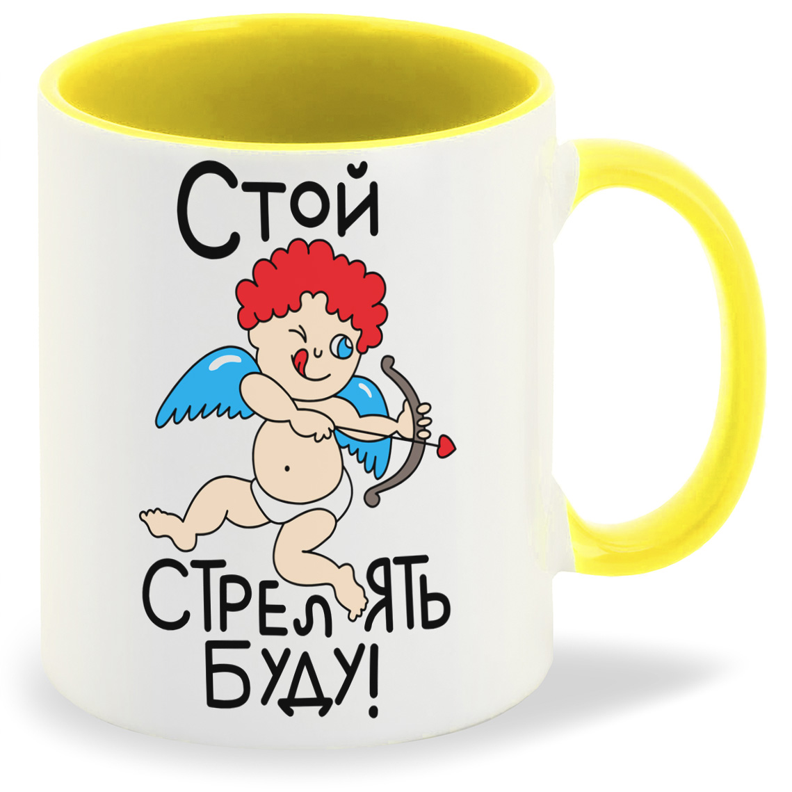 

Кружка CoolPodarok Стой стрелять буду стой стрелять буду попал