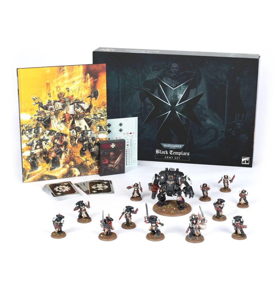 Warhammer 40000: black templars army set. (на английском языке)