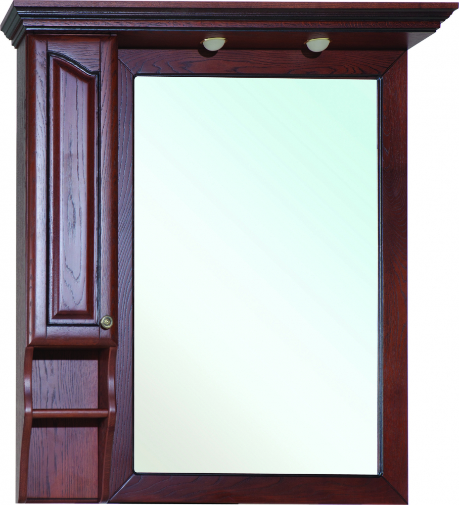 

Зеркало-шкаф Bellezza Рим 110 L вишня, Коричневый, Рим