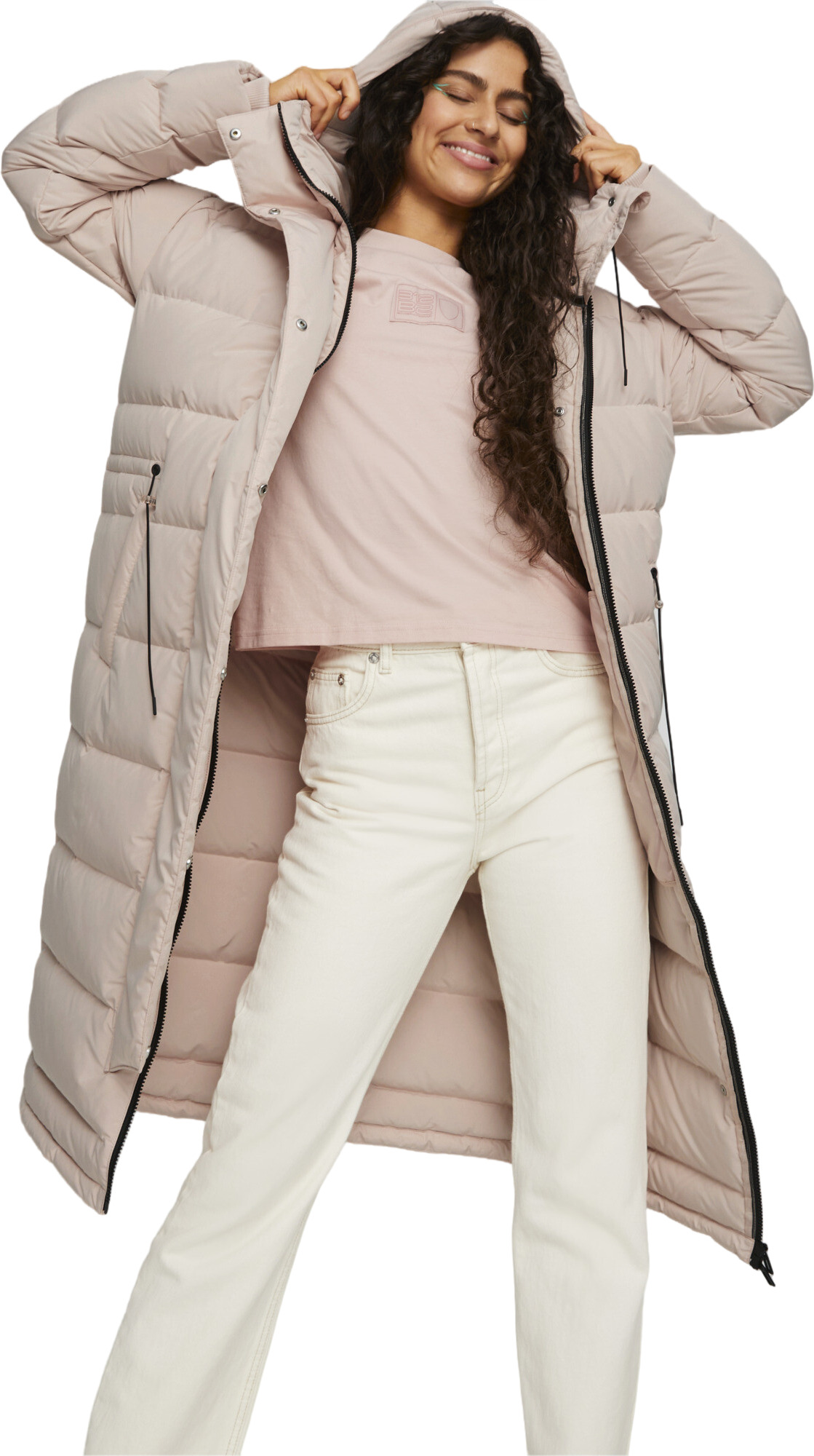 Пальто женское PUMA Ferrari Style Parka Jacket Woman розовое XXS