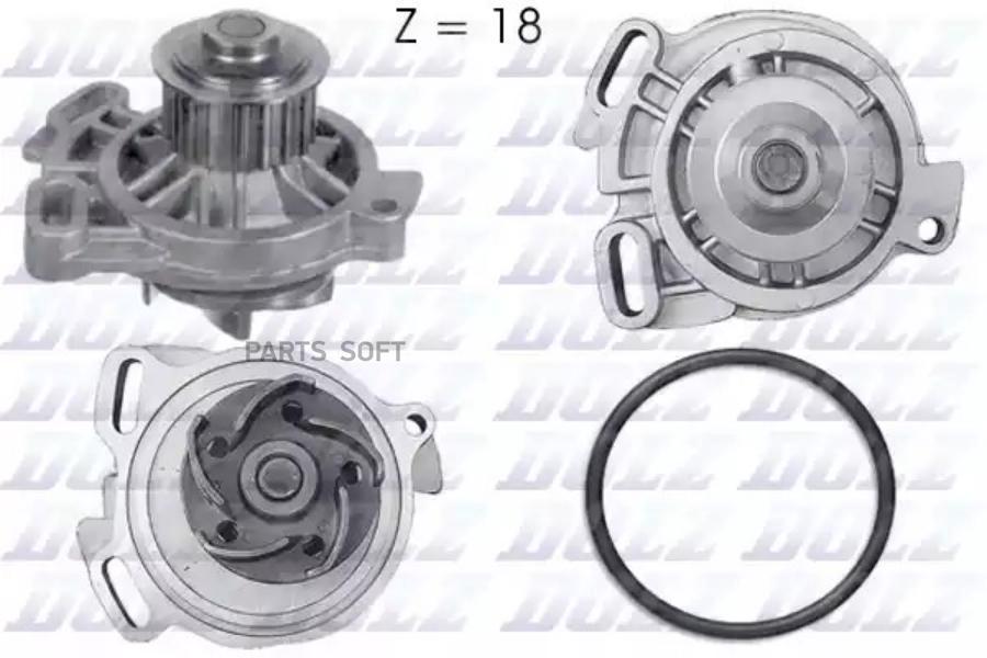 Помпа, водяной насос VW T4 2,5L/2,4D 90-03 DOLZ A-176