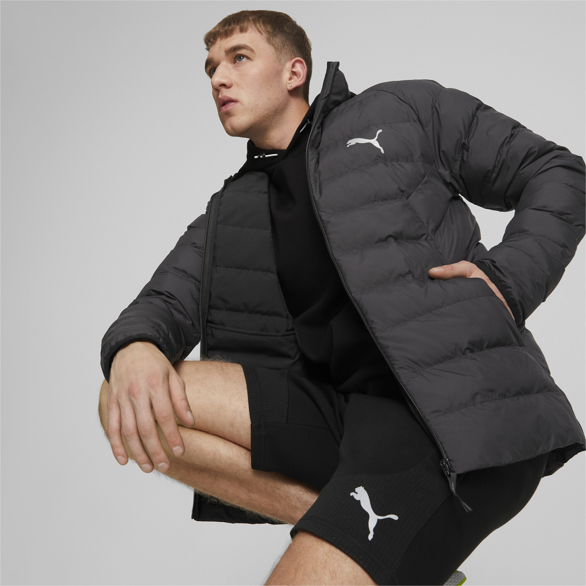 Куртка мужская PUMA Active Polyball Jacket черная 2XL