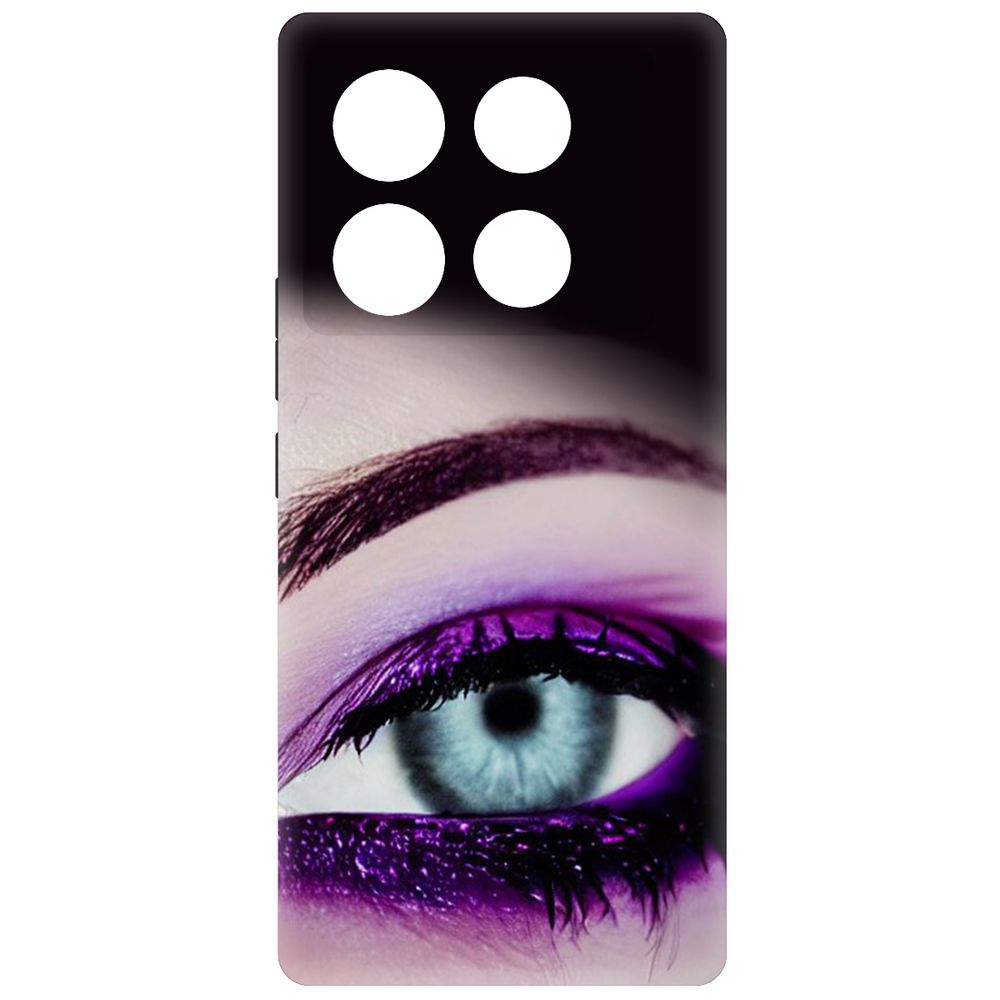 

Чехол-накладка Krutoff Soft Case Взгляд для INFINIX Note 40 Pro 5G черный
