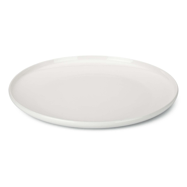 фото Тарелка для вторых блюд domenik modern white 26 см белая