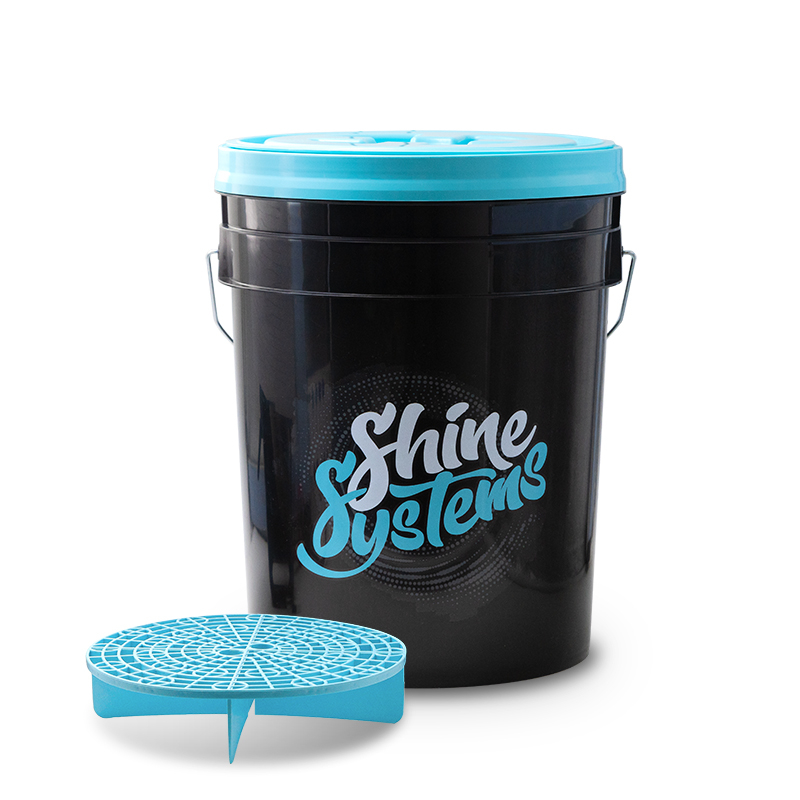 

Ведро для мойки автомобиля c крышкой и сепаратором Shine Systems Bucket Set - 20 л