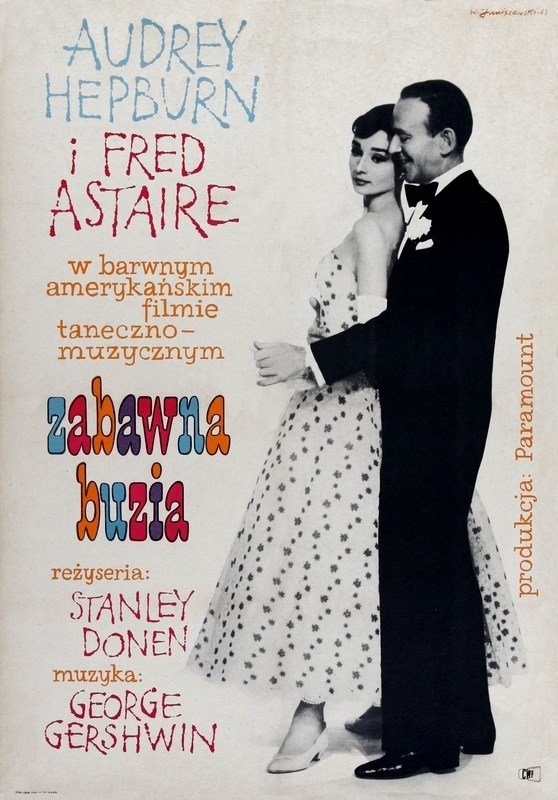 

Постер к фильму "Забавная мордашка" (Funny Face) Оригинальный 58,4x83,8 см