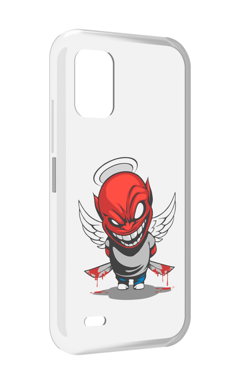 

Чехол MyPads злой-ангел для UMIDIGI Bison GT2 / GT2 Pro, Прозрачный, Tocco