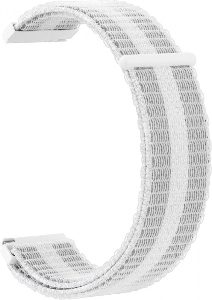 

Ремешок нейлоновый GSMIN Woven Nylon 22 для Amazfit GTR 2e (Серо-белый)