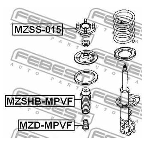 

Пыльник амортизатора Febest MZSHBMPVF для Mazda MPV II