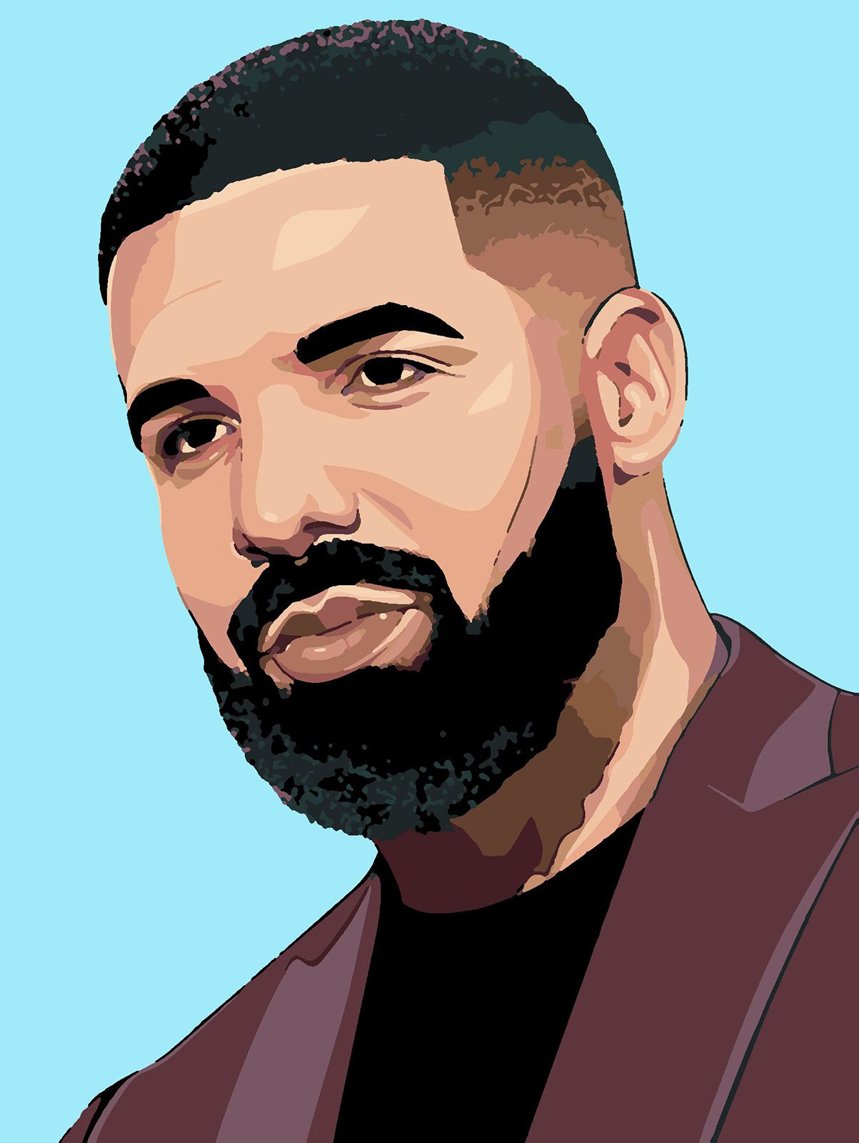 

Картина по номерам Красиво Красим Drake, 100 х 150 см, Drake