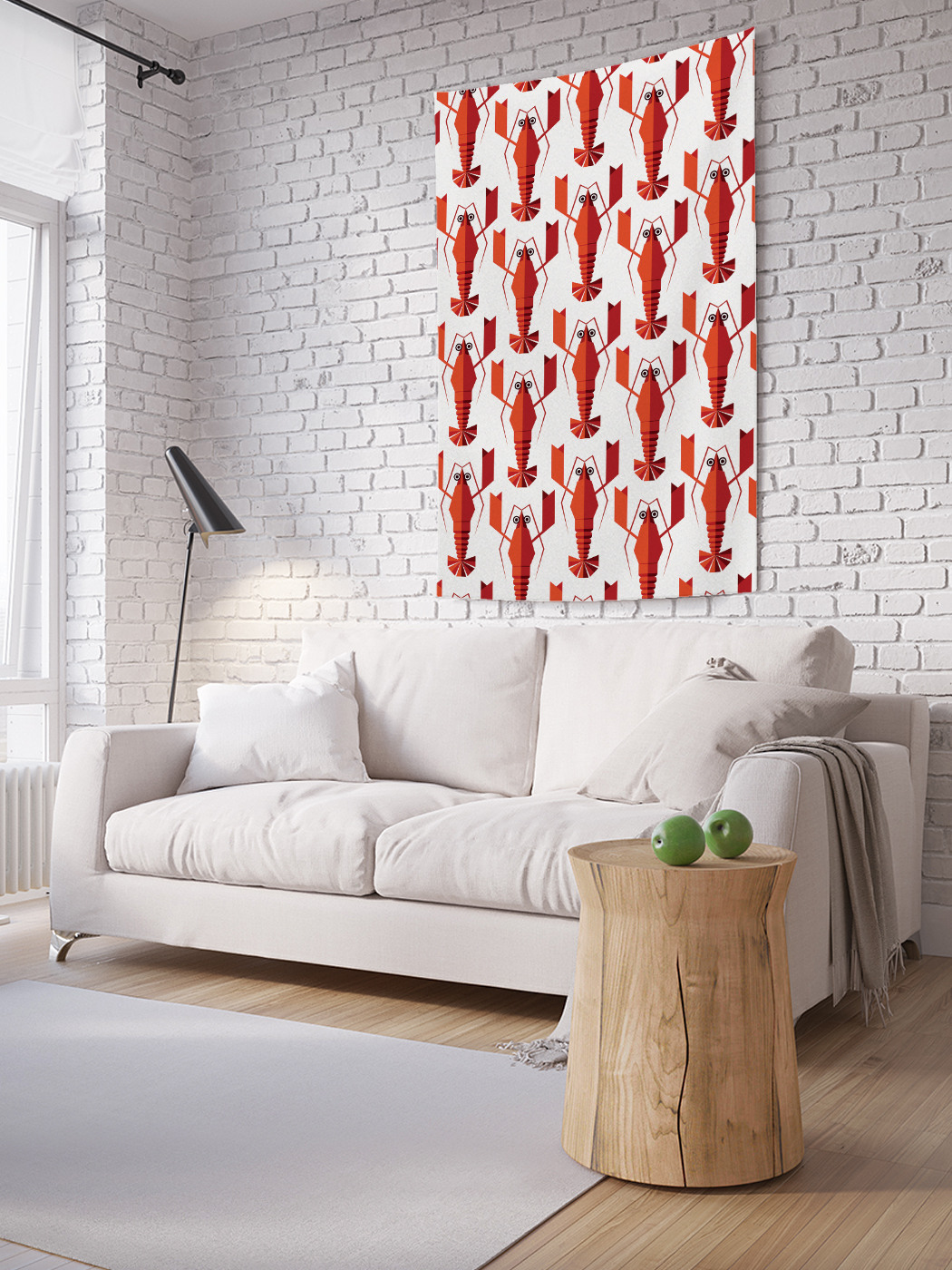 

Вертикальное фотопанно на стену JoyArty Раки на витрине 150x200 см, Раки на витрине