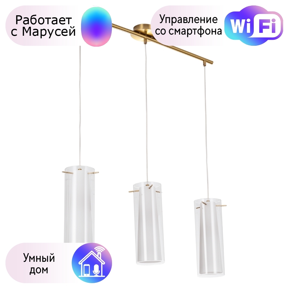 

Подвесной светильник Aries Arte lamp с поддержкой Маруся A8983SP-3PB-М