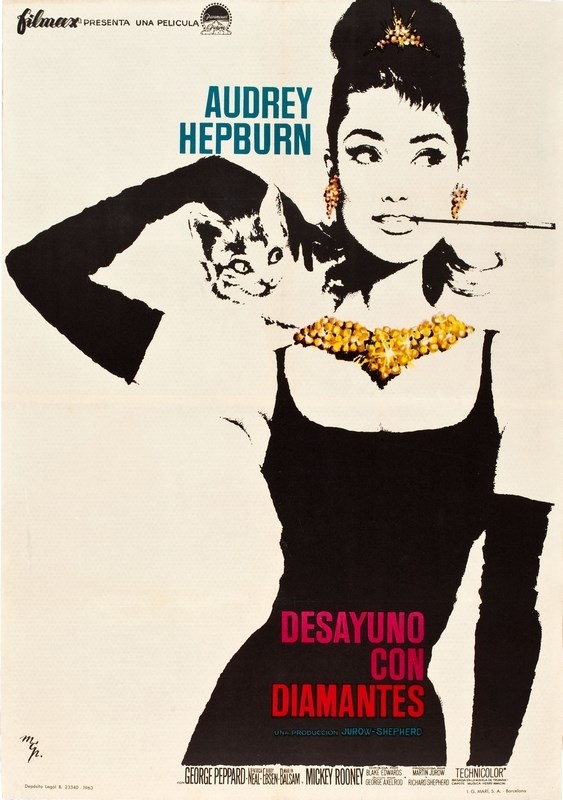

Постер к фильму "Завтрак у Тиффани" (Breakfast at Tiffany's) Оригинальный 72,4x102,9 см