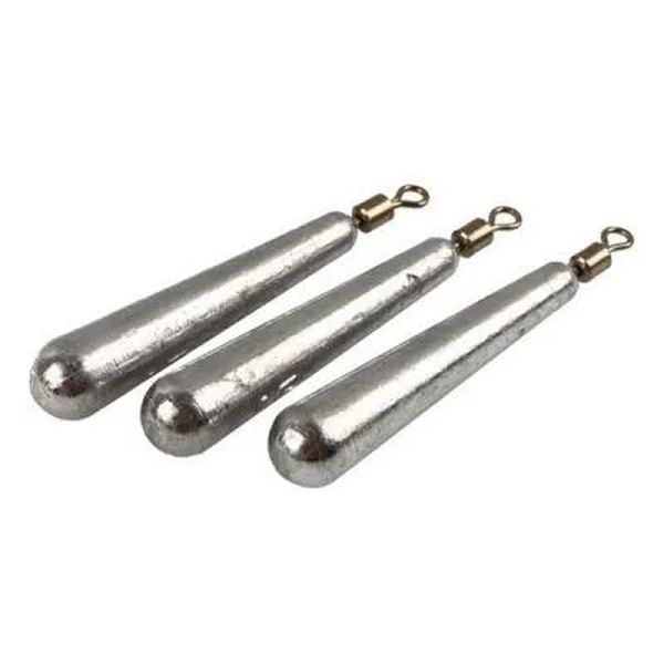 

Груз ТулаСпортФишинг КОНУС с вертлюгом, 3.5гр, для отводного и дропшота, свинец (3шт), Конус с вертлюгом