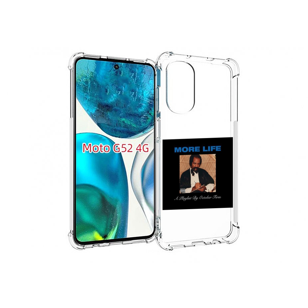 

Чехол MyPads Drake - More Life для Motorola Moto G82 / Moto G52, Прозрачный, Tocco