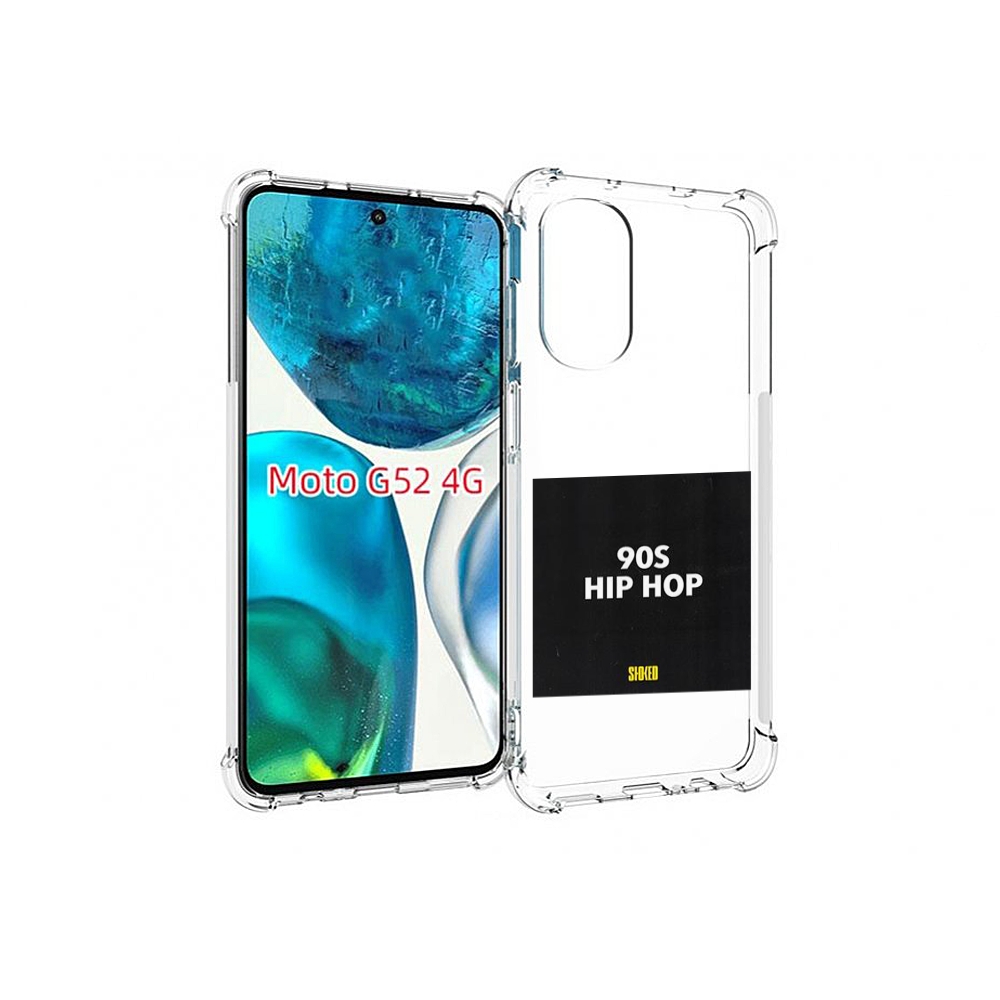 

Чехол MyPads Eazy-E 90S Hip Hop для Motorola Moto G82 / Moto G52, Прозрачный, Tocco