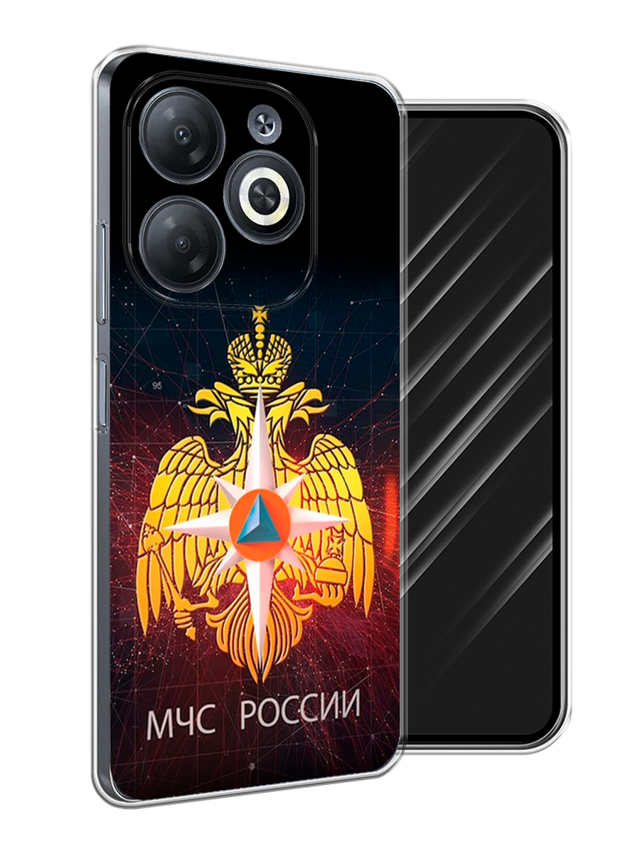 

Чехол Awog на Infinix Smart 8/8 HD/Hot 40i "МЧС России", Черный;желтый;красный, 3105650-1