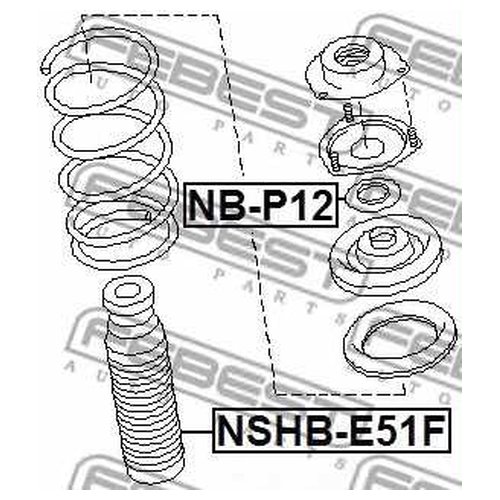

Пыльник амортизатора Febest nshbe51f для Nissan Elgrand