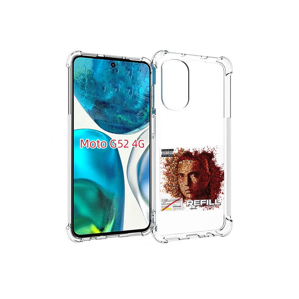 

Чехол MyPads Eminem RELAPSE, REFILL для Motorola Moto G82 / Moto G52, Прозрачный, Tocco