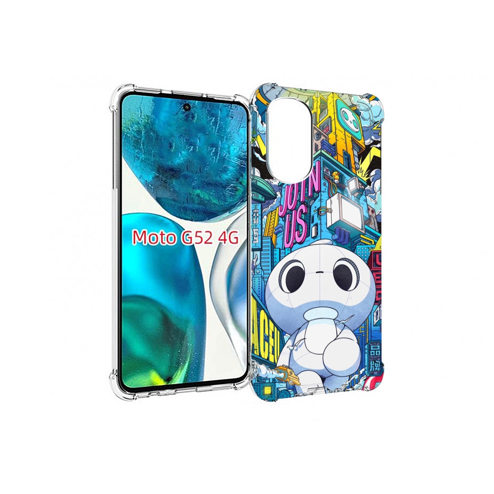 

Чехол MyPads FaceU для Motorola Moto G82 / Moto G52, Прозрачный, Tocco