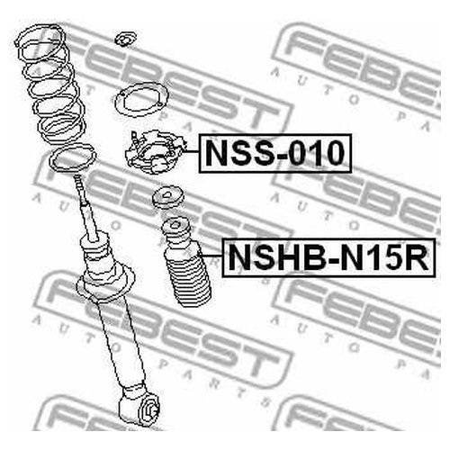 

Пыльник амортизатора Febest NSHBN15R