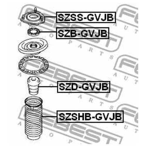 

Пыльник амортизатора Febest SZSHBGVJB для Suzuki Grand Vitara II, Kizashi