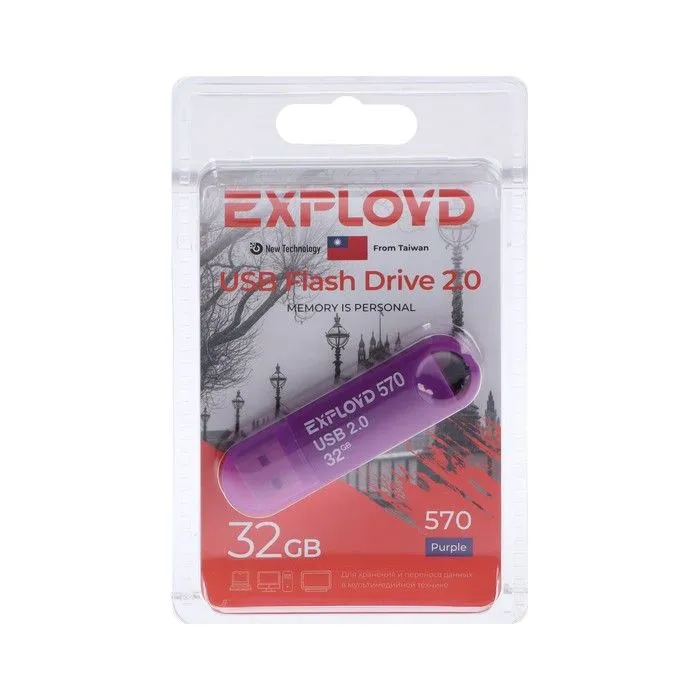 

Флешка Exployd 570, 32 Гб, USB2.0