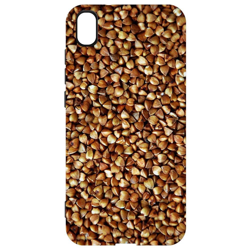 

Чехол-накладка Krutoff Soft Case Гречка для Xiaomi Redmi 7A, Черный